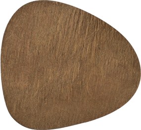 Sada 4 ks dřevěných prostírání WOODY ořech