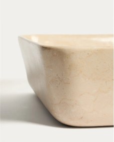 Béžové kamenné umývadlo 40x40 cm Darnen – Kave Home