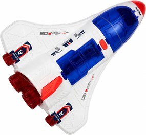 LEAN Toys Sada Vesmírne UFO, raketoplán, výskumné vozidlo, satelit, astronauti