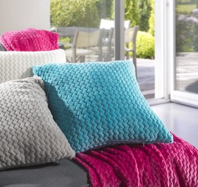 DEKORAČNÁ OBLIEČKA NA VANKÚŠ ONYX 40X40 CM HNEDÁ