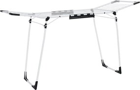 Sušiak na bielizeň BREEZE, 56,5x173x96,5cm, biela SongmicsHome