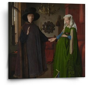 Sablio Obraz Svatba manželů - Jan van Eyck - 110x110 cm