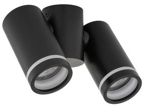 TK Lighting Bodové svietidlo JET SET 2xGU10/10W/230V čierna TK4539