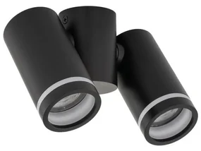 TK Lighting Bodové svietidlo JET SET 2xGU10/10W/230V čierna TK4539