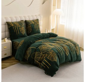 Obliečky mikroplyš VENECIA zelené Rozmer obliečok: 70 x 90 cm | 140 x 200 cm