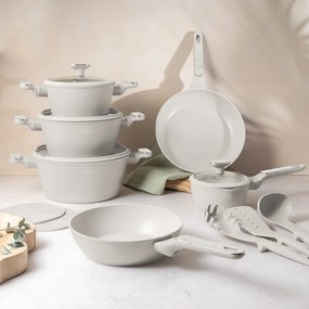 BerlingerHaus Súprava riadu s titánovým povrchom Sahara Marble, 15 ks