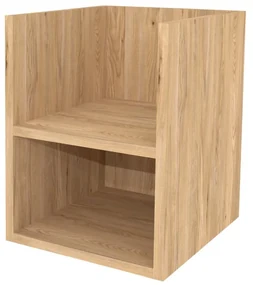 Mereo, Mereo Aira, kúpeľňová skrinka 40 cm, spodná, Multidecor, Jaseň horský, MER-CN795SJASH