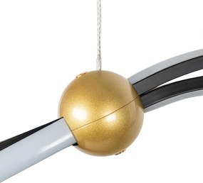 Závesné LED svietidlo Colia, 1x LED 55w, 4000k, b/g