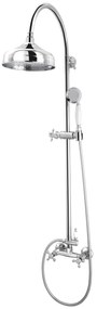 F-Design Lacrima, nástenná sprchová sada s dažďovou sprchou, chróm lesklý, FD1-LRA-7SET1-11