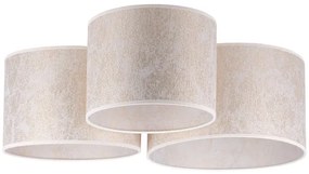 Duolla - Stropné svietidlo ROLLER TRIO 3xE27/60W/230V biela/zlatá