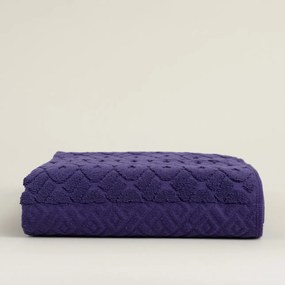 Uterák Lattice 70x140 cm deep violet