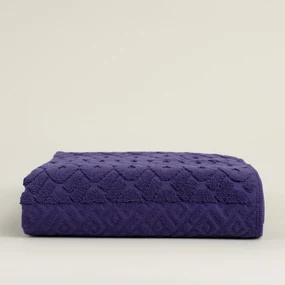 Uterák Lattice 70x140 cm deep violet