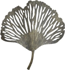 Mosadzná antik nástenná lampa list Ginco - 34*10*34 cm/ E27 / 40W