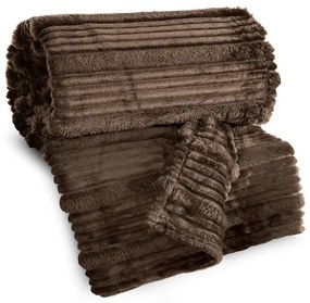 Deka NINA tmavohnedá