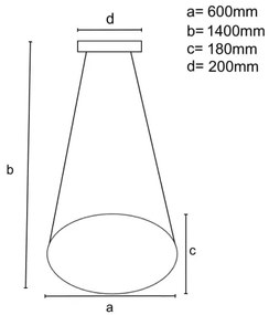 LED Stmievateľný luster na lanku LED/70W/230V 3000-6500K chróm + diaľkové ovládanie