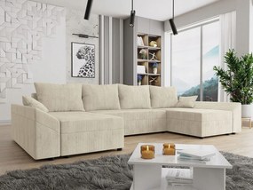 Rohová sedacia súprava U Pepina (krémová)