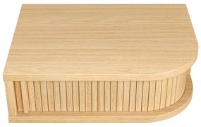 Nočný stolík v dekore duba v prírodnej farbe Farsta - Woodman