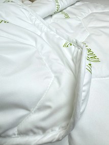 Detský letný set Aloe Vera Green – paplón a vankúš do postieľky Veľkosť: 90x130/45x65 cm