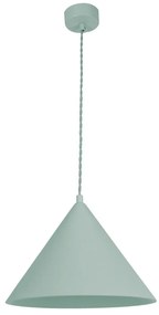 Zelené závesné svietidlo SULION Vilma, výška 150 cm