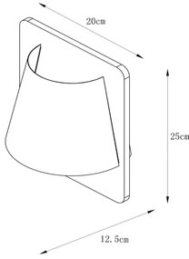 Lucide 77281/01/70 - Nástenné svietidlo IDAHO 1xE14/15W/230V hnedá