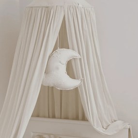 Závesná dekorácia mesiac vanilka 31x31x10cm