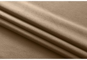Béžový zatemňovací záves VELVET 140x270 cm Zavesenie: Riasiaca páska