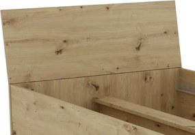 Posteľ so zásuvkami Carlos 90x200, dub artisan