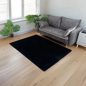 Koberec RABBIT 3D čierny