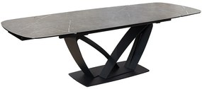 Rozťahovací keramický stôl Vallerina 180-220-260 cm grafit