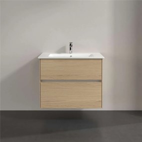 VILLEROY &amp; BOCH Collaro závesná skrinka pod umývadlo, 2 zásuvky, 761 x 480 x 610 mm, Nordic Oak, C14400VJ