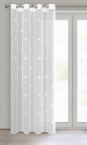 ZÁCLONA ELSA 140X250 CM BIELA