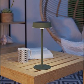 Eglo 75878-LED Solárne dobíjateľná stolová lampa SIMERI LED/3W/5V 1800mAh IP44 zelená
