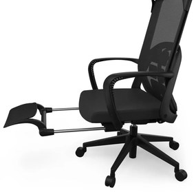 Ergonomická kancelárska stolička Liftor Orca, čierna