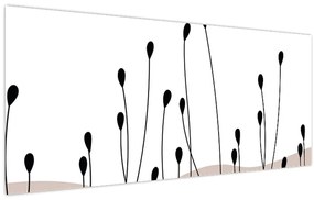 Obraz - Grafická lúka N⁰1 (120x50 cm)