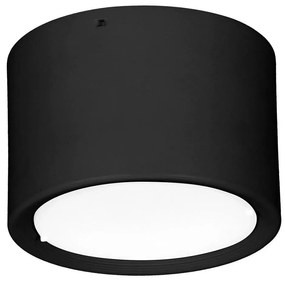 Luminex LED Stropné svietidlo LED/16W/230V čierna pr. 12 cm LU0896