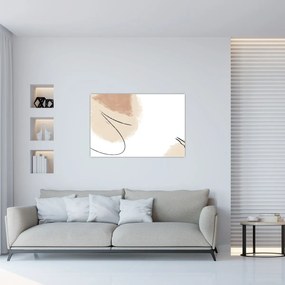 Obraz - Biela abstrakcia (90x60 cm)