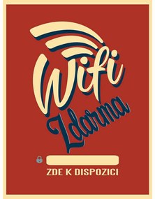 Ceduľa Wifi Zdarma