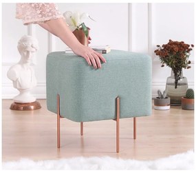 Svetlomodrý taburet Copper – Artie