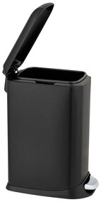 Matne čierny pedálový oceľový odpadkový kôš 12 l Design – Wenko