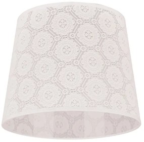 Duolla - Tienidlo k stolný lampě CLASSIC M E27 pr. 24 cm biela