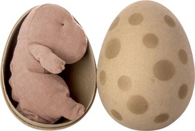 Maileg safari gantosaurus vo vajci malý - ružová