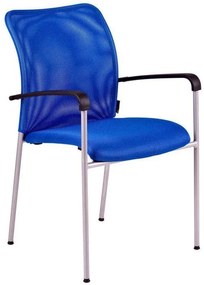 OFFICE PRO -  OFFICE PRO Konferenčná rokovacia stolička TRITON GREY modrá