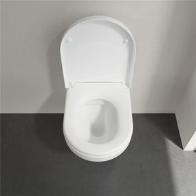 VILLEROY &amp; BOCH Architectura Combi-Pack, závesné WC s DirectFlush + WC sedátko s poklopom, s QuickRelease a Softclosing, biela alpská, 4694HR01