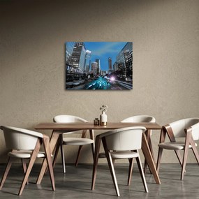 Obraz nočného mesta (70x50 cm)