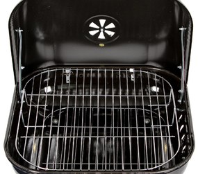Záhradný gril s výklopným krytom + kolieska