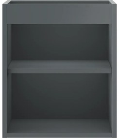 Mexen Box-A, závesná skrinka 40 cm, grafitová matná, 91AX1-0400-470-1-66