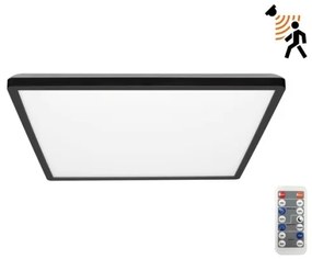 LED kúpeľňové svietidlo NIVERA LED/24W/230V IP54 30x30 cm čierne + DO
