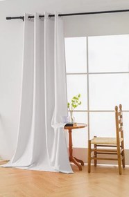 Biely záves OXFORD LIGHT 140x270 cm Zavesenie: Riasiaca páska