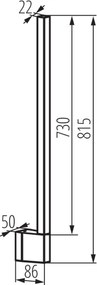 Kanlux 45871 - LED vonkajšie nástenné svietidlo YALTE LED/11W/230V 3000/4000/6500K IP54 čierna