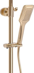 Rea Tom, termostatická batéria so sprchovou sadou, zlatá lesklá, REA-P7102